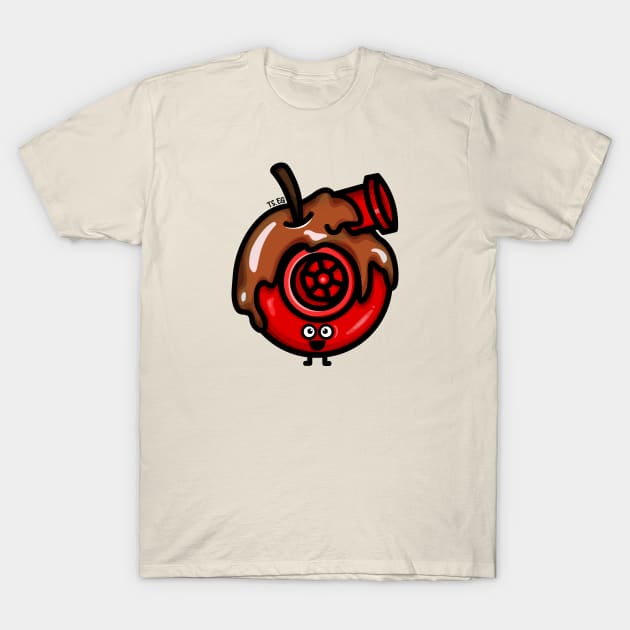 Cutest Turbo - Red Caramel Apple T-Shirt by hoddynoddy